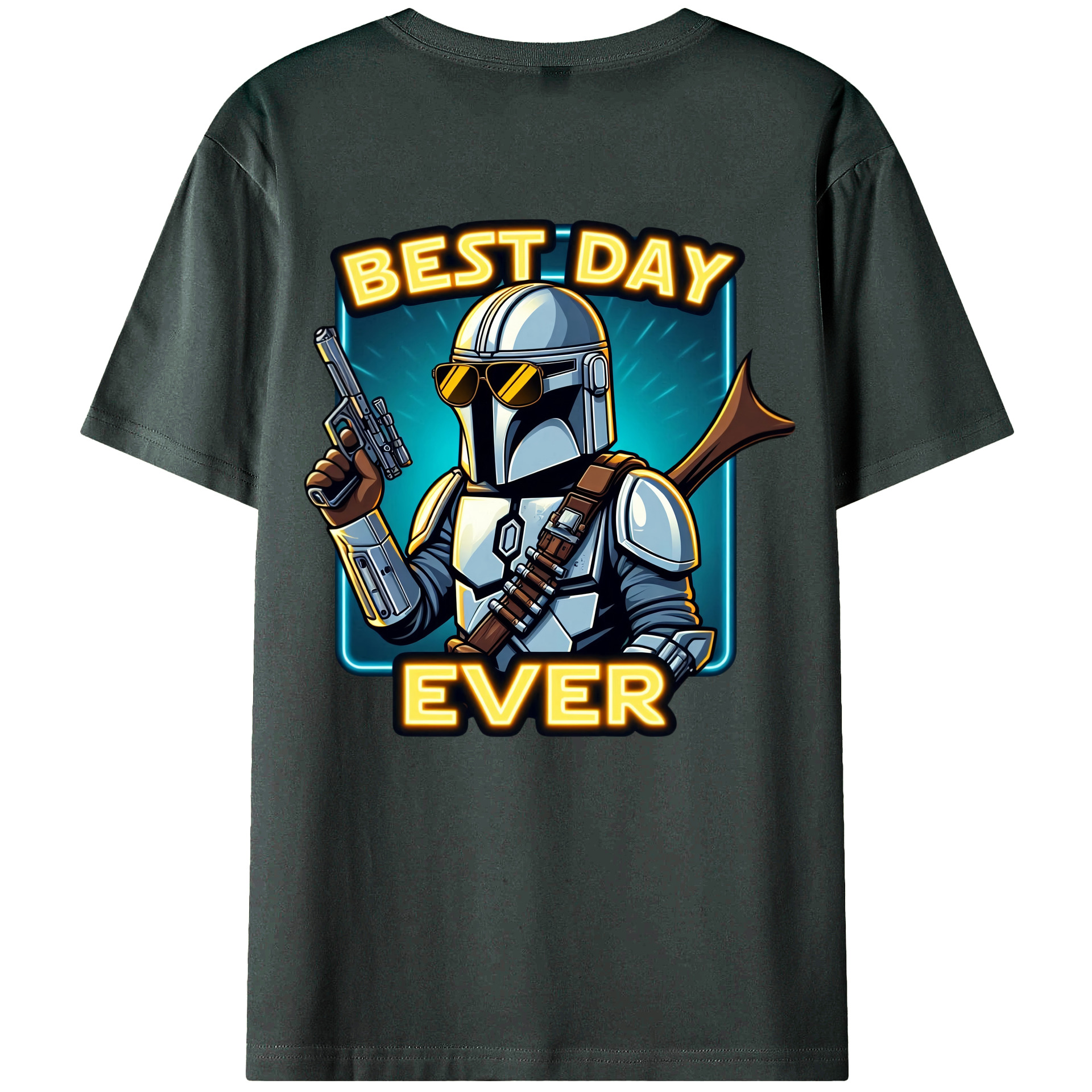 （画像用） スター・ウォーズ Star Wars 綿100％ メンズ半袖Tシャツ（バックプリント） 通気性
